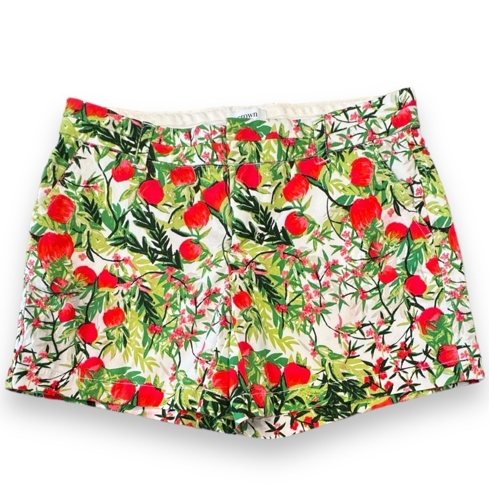 Crown & Ivy Size 4 Tropical Print Shorts NWOT